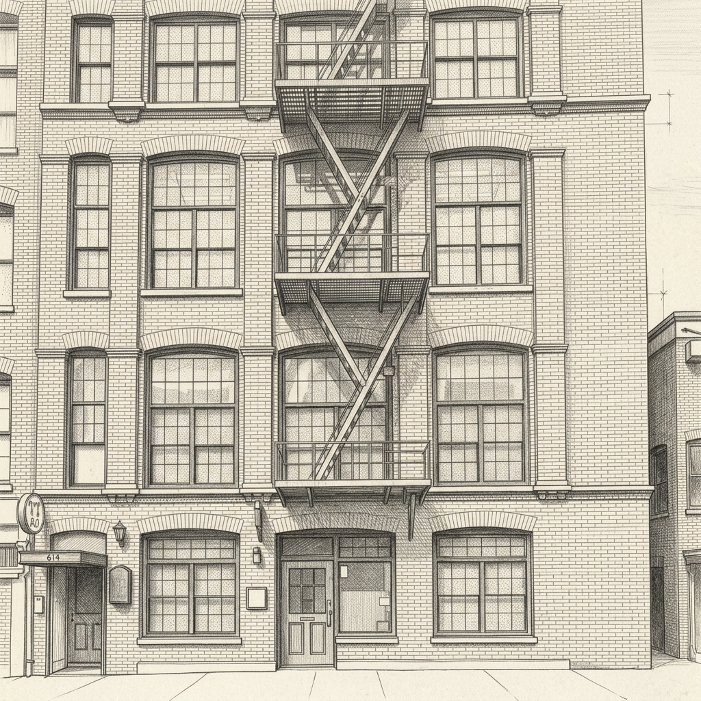 Gramercy brownstone office building